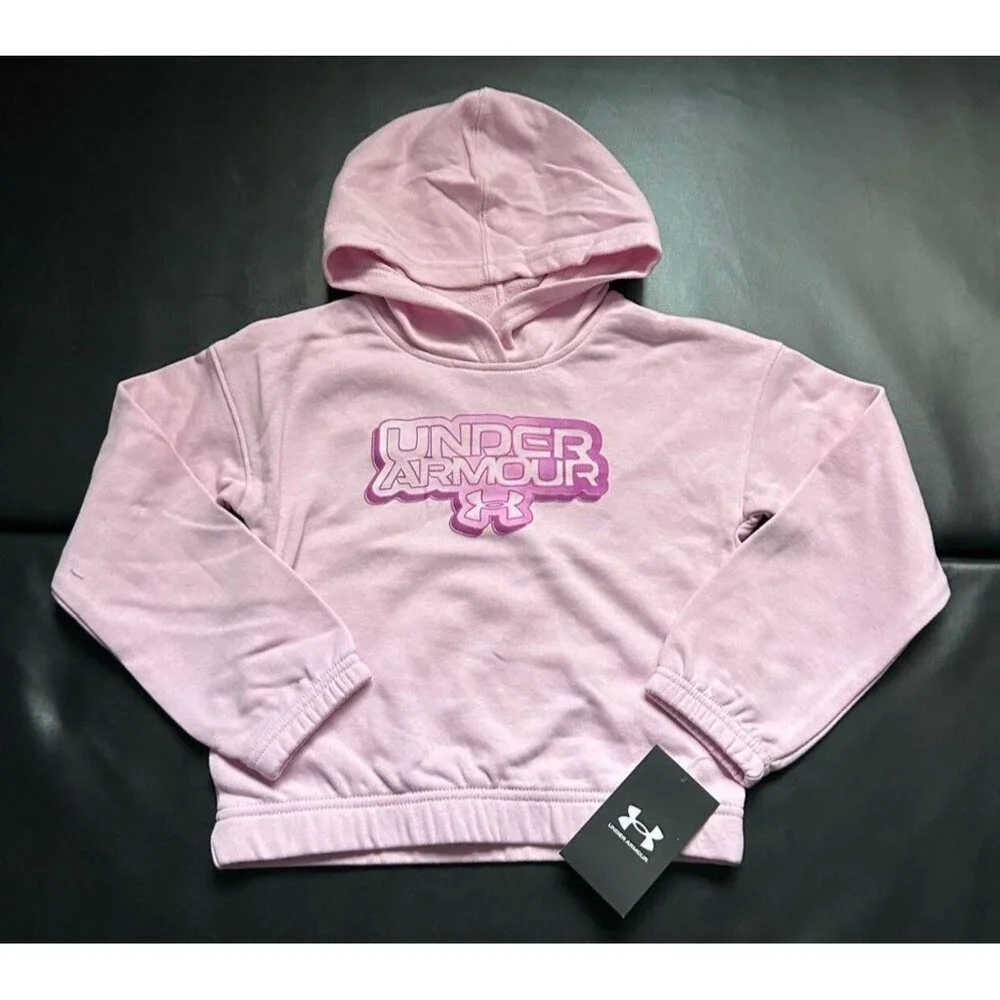 NWT Under Armour Gradient Hoodie & Joggers Set Girl Size 6